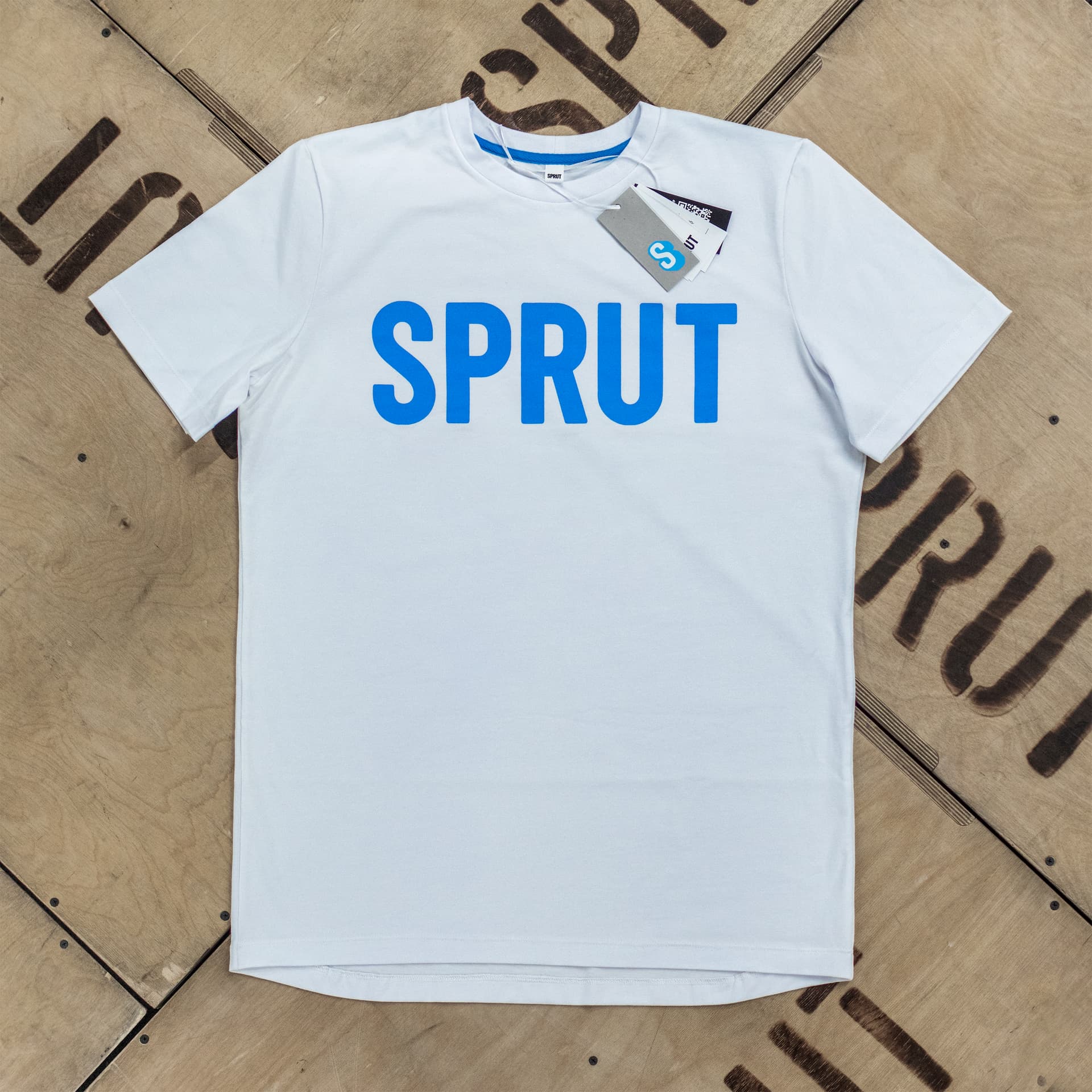 Белая футболка CrossFit Sprut