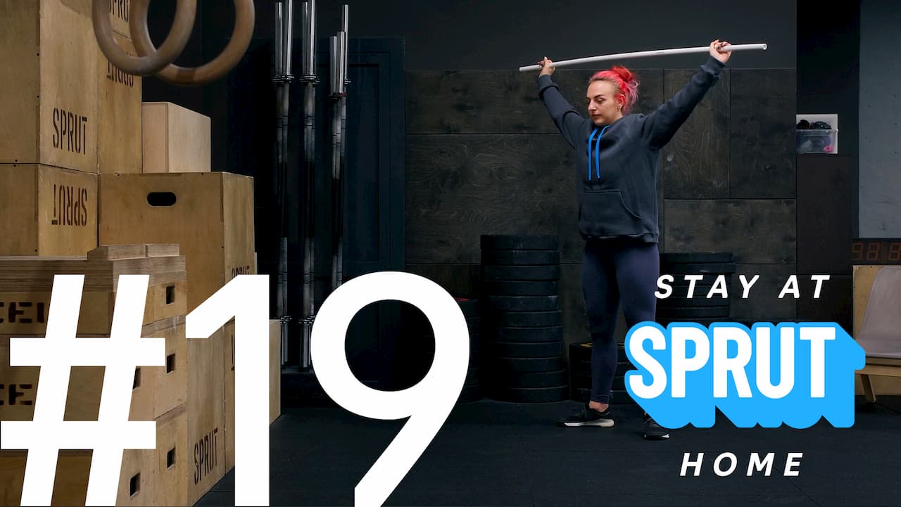 19 домашняя тренировка по кроссфиту SPRUT Stay-at-home